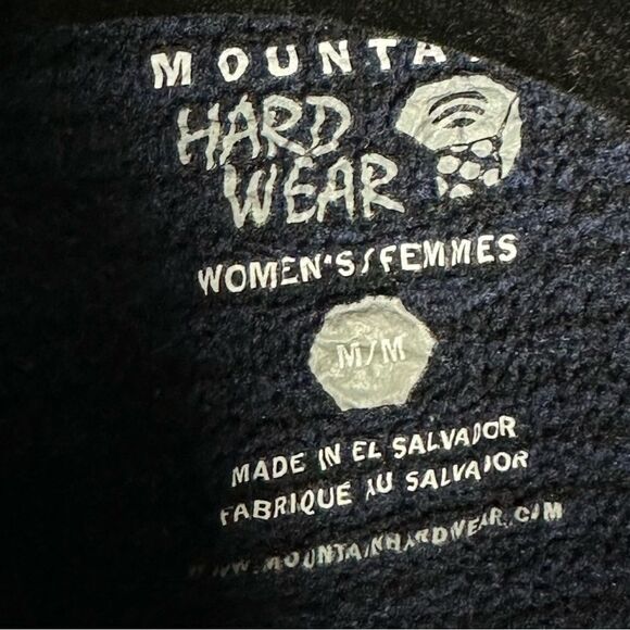 Mountain Hardwear Women’s sweater jacket size medium Purple blue zip up - Picture 3 of 4